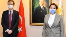 “İYİ Parti Genel Başkanı Meral Akşener’i; AB Türkiye Delegasyonu Başkanı Büyükelçi Nikolaus Meyer-Landru ve Fransa Büyükelçisi Hervé Magro ziyaret etti!”