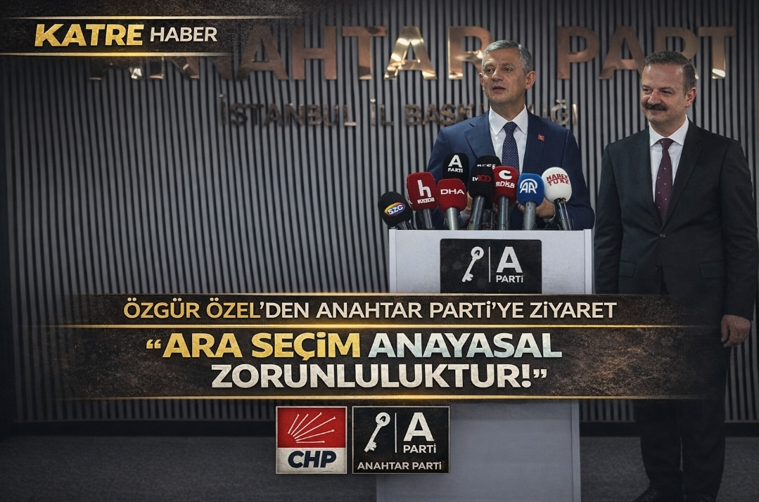 Özgür Özel’den Anahtar Parti’ye ziyaret: “Ara seçim anayasal zorunluluktur!”