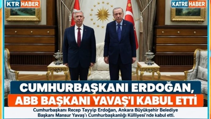 Cumhurbaşkanı Recep Tayyip Erdoğan, Ankara Büyükşehir Belediye Başkanı Mansur Yavaş’ı Cumhurbaşkanlığı Külliyesinde kabul etti.